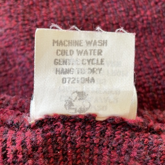 GREENBRAND Little BigHorn Soft Maroon Oversized Sweater - Picture 6 of 6